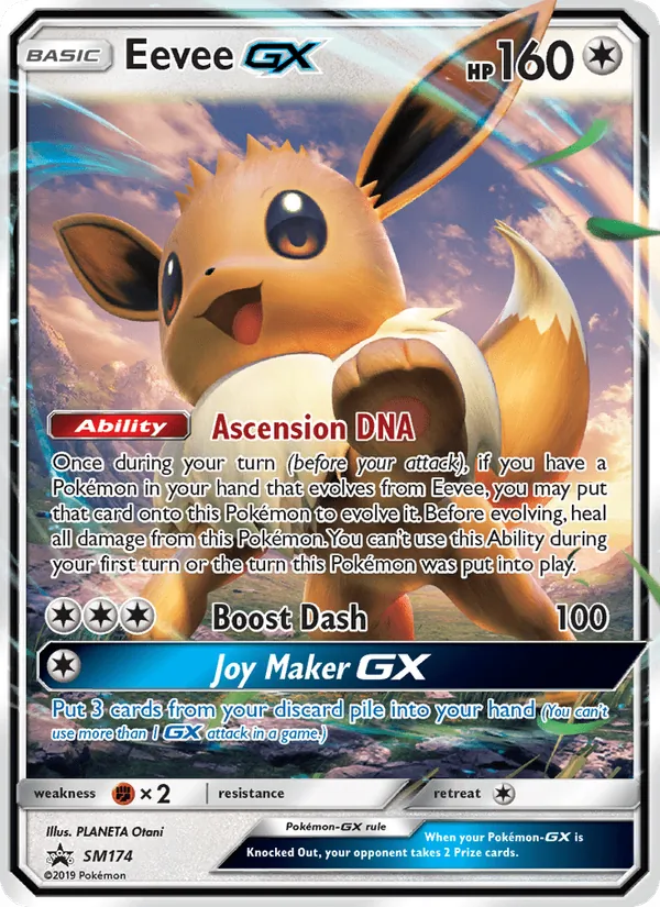 Eevee GX #SM174 – SM Black Star Promos card