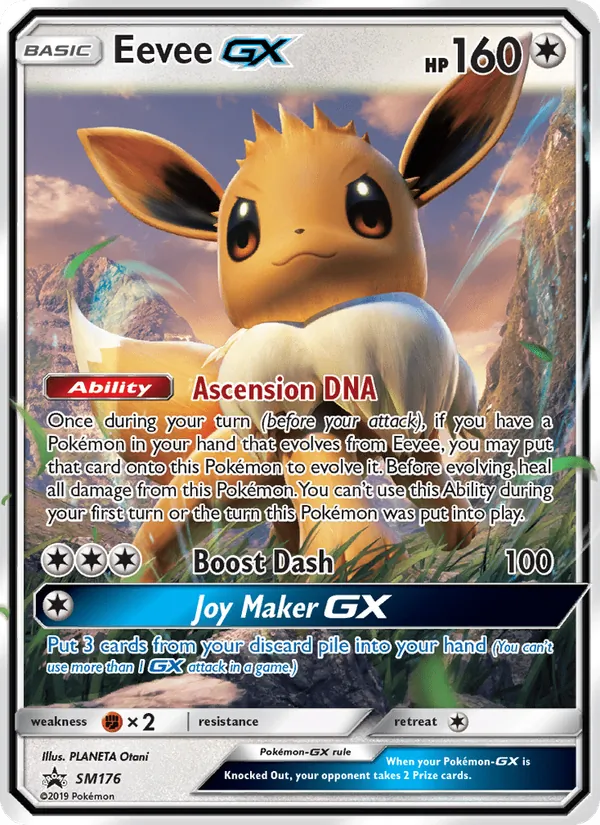 Eevee GX #SM176 – SM Black Star Promos card
