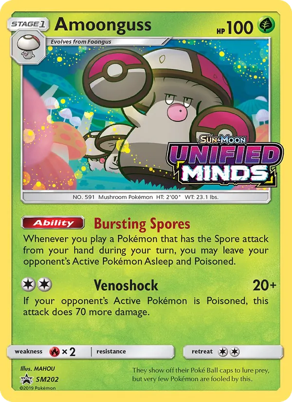 Amoonguss #SM202 – SM Black Star Promos card