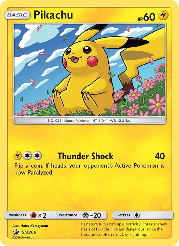 Pikachu #SM206 – SM Black Star Promos card