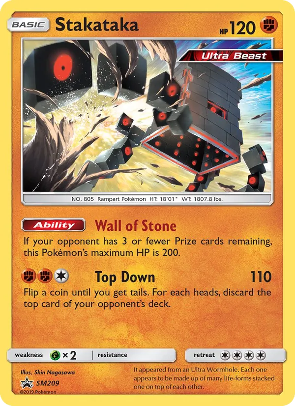 Stakataka #SM209 – SM Black Star Promos card