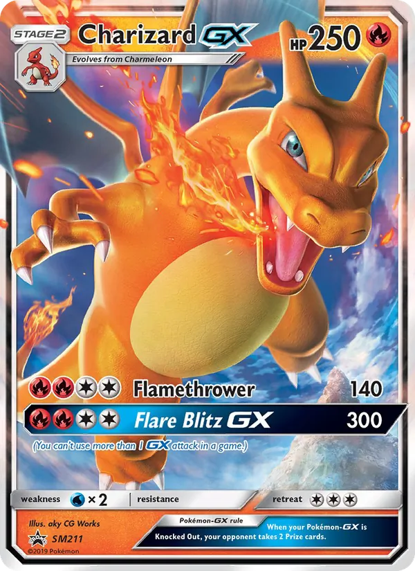 Charizard GX #SM211 – SM Black Star Promos card