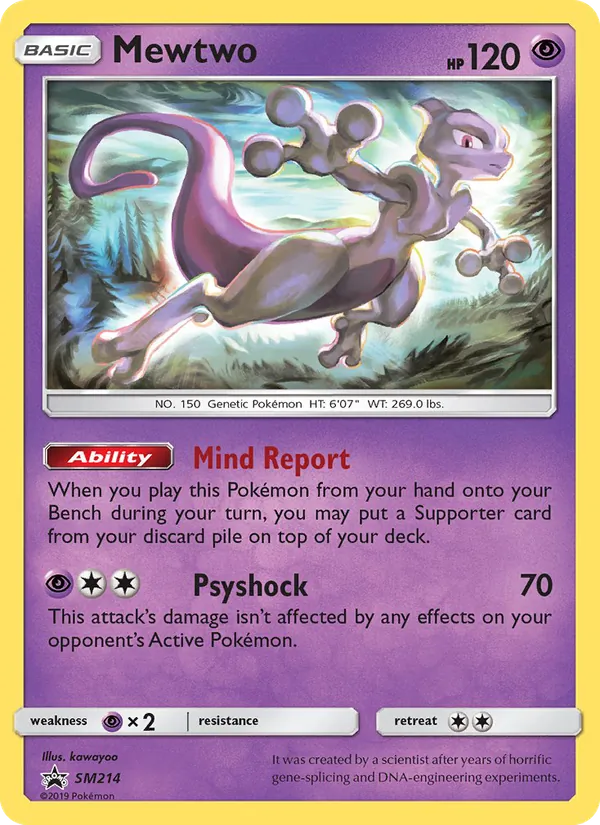 Mewtwo #SM214 – SM Black Star Promos card
