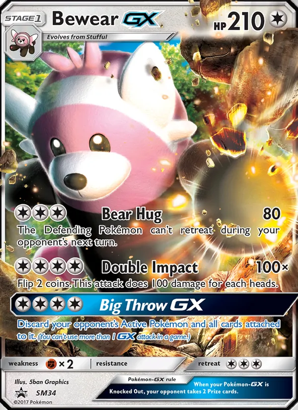 Bewear GX #SM34 – SM Black Star Promos card