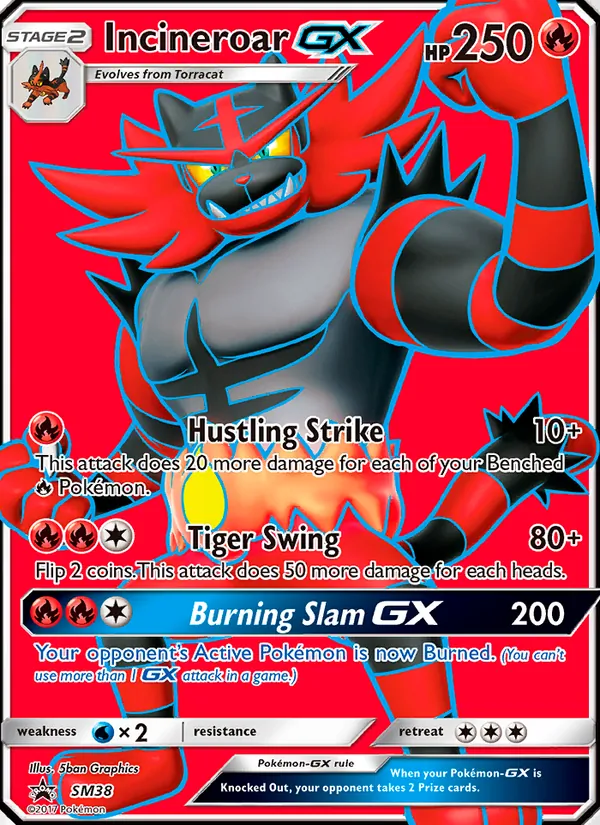 Incineroar GX #SM38 – SM Black Star Promos card