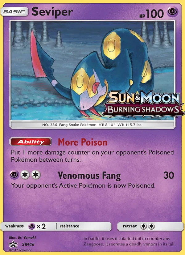 Seviper #SM46 – SM Black Star Promos card