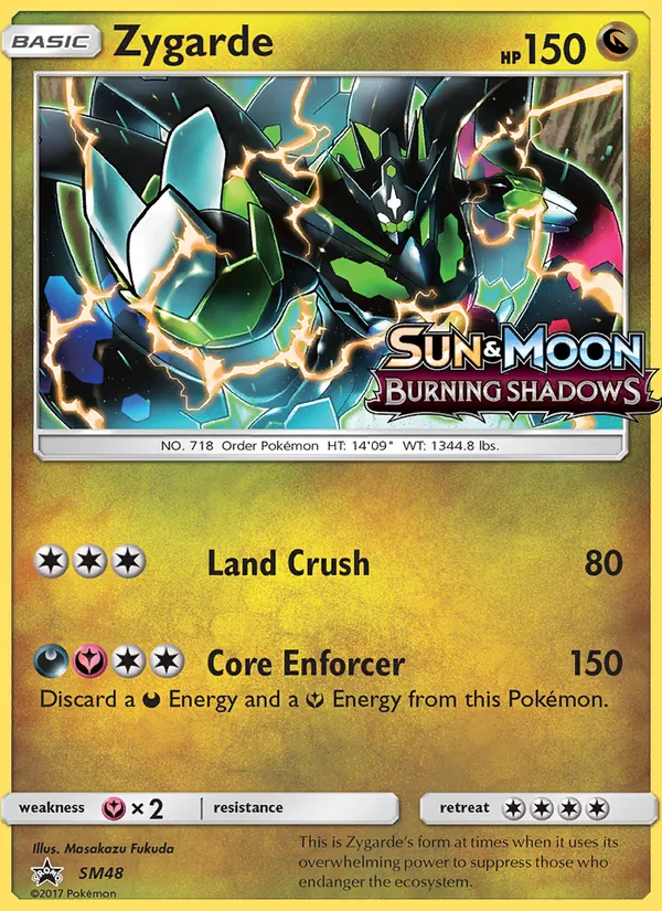 Zygarde #SM48 – SM Black Star Promos card