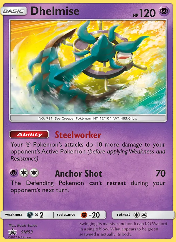 Dhelmise #SM53 – SM Black Star Promos card