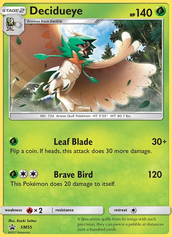 Decidueye #SM55 – SM Black Star Promos card