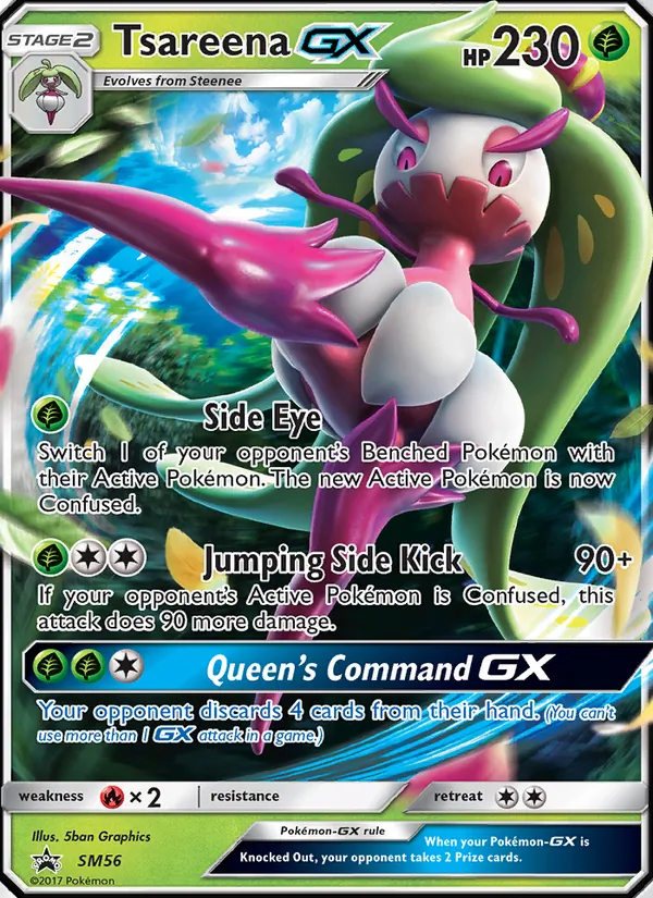 Tsareena GX #SM56 – SM Black Star Promos card