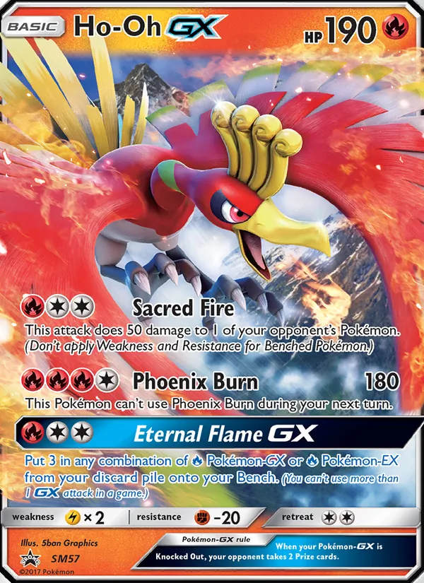 Ho-Oh GX #SM57 – SM Black Star Promos card