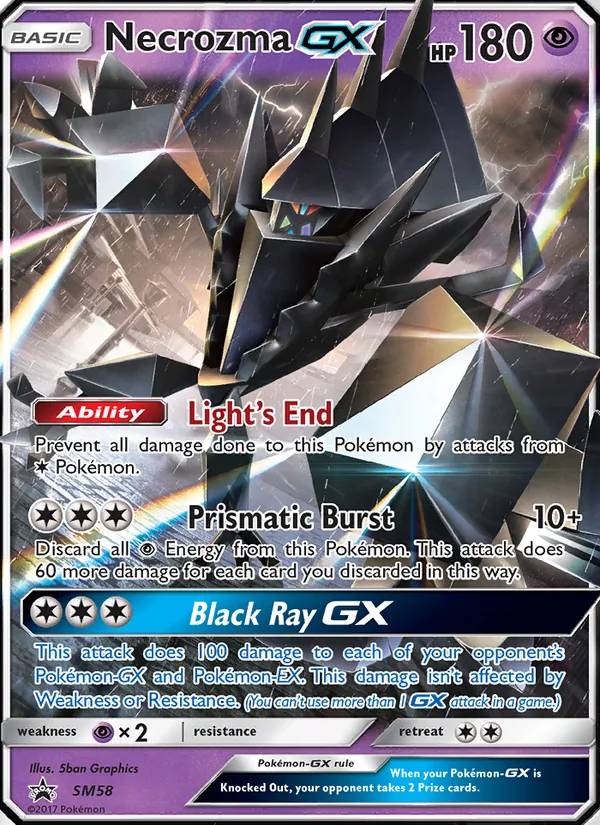 Necrozma GX #SM58 – SM Black Star Promos card