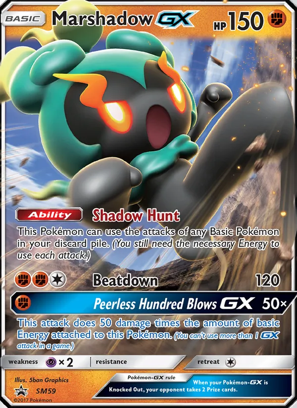 Marshadow GX #SM59 – SM Black Star Promos card