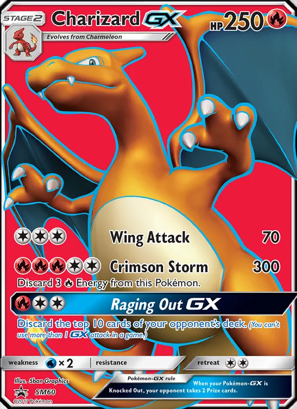 Charizard GX #SM60 – SM Black Star Promos card