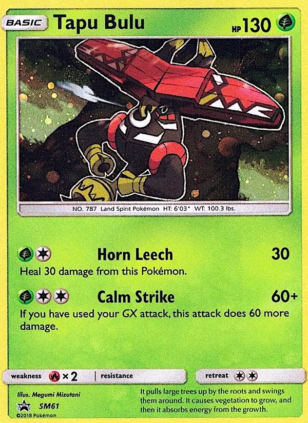 Tapu Bulu #SM61 – SM Black Star Promos card