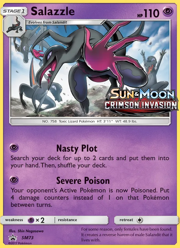 Salazzle #SM73 – SM Black Star Promos card