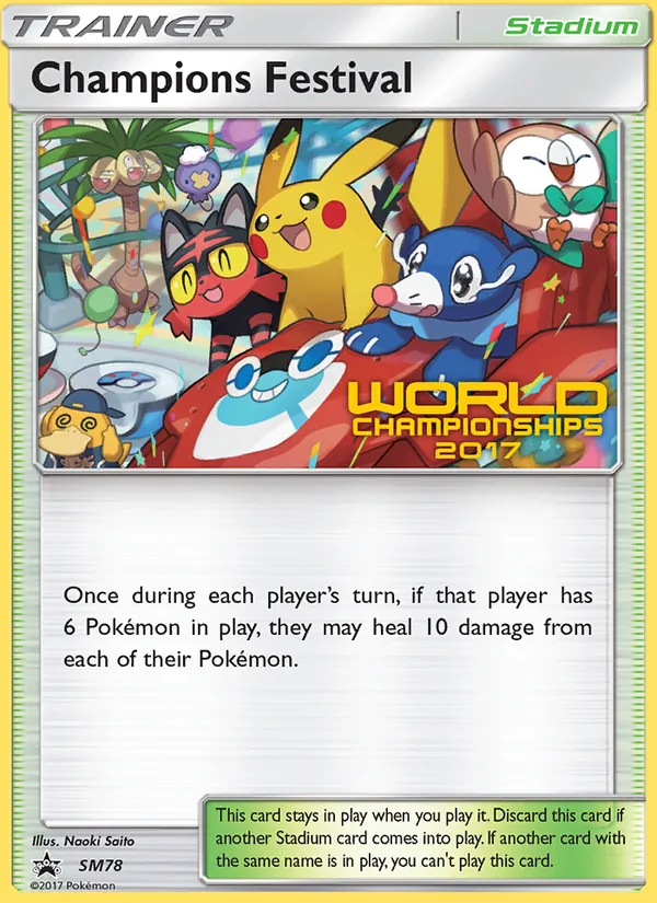 Champions Festival #SM78 – SM Black Star Promos card