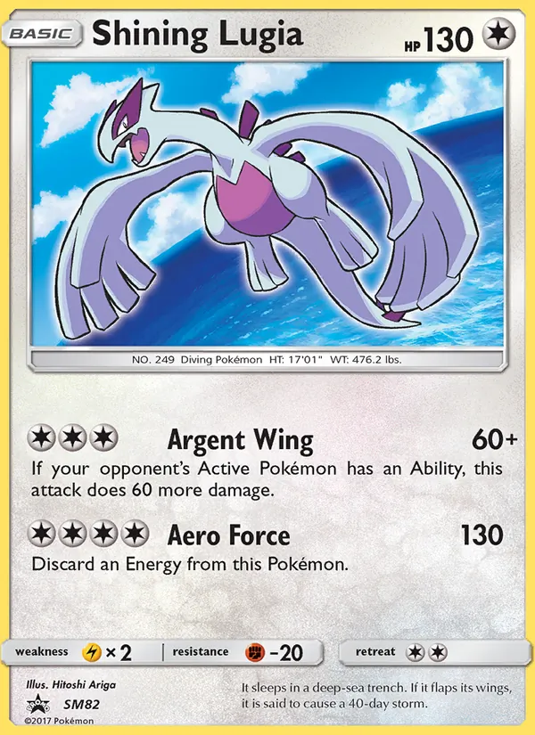 Shining Lugia #SM82 – SM Black Star Promos card