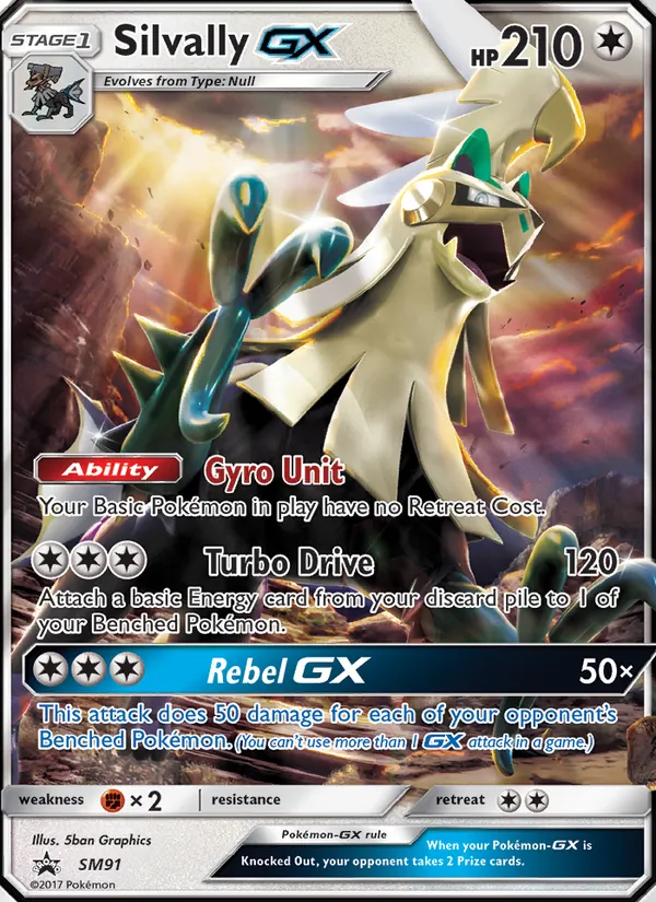Silvally GX #SM91 – SM Black Star Promos card