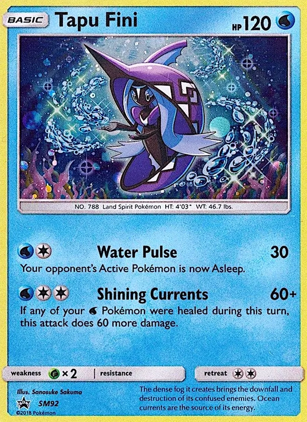 Tapu Fini #SM92 – SM Black Star Promos card