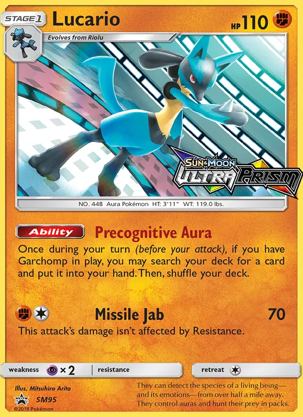 Lucario #SM95 – SM Black Star Promos card
