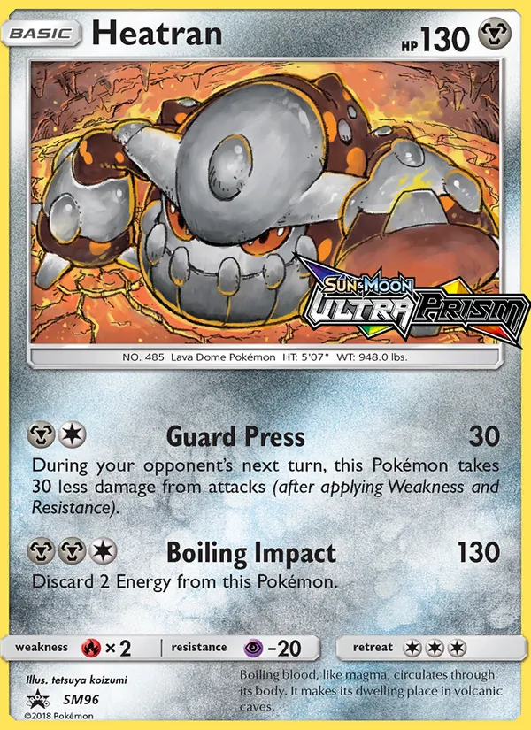 Heatran #SM96 – SM Black Star Promos card