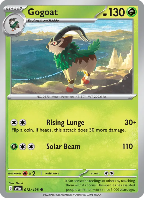Gogoat #012 – Scarlet & Violet card