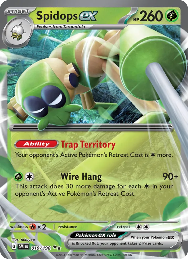 Spidops ex #019 – Scarlet & Violet card
