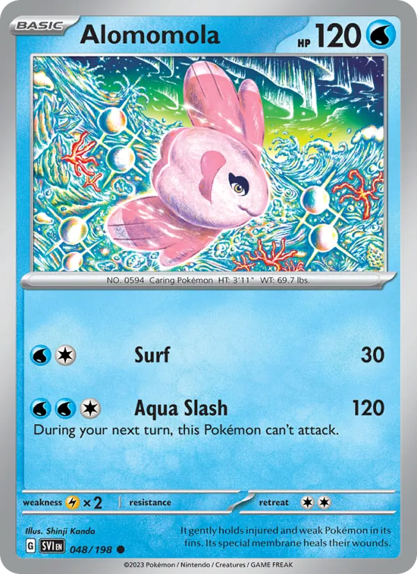 Alomomola #048 – Scarlet & Violet card