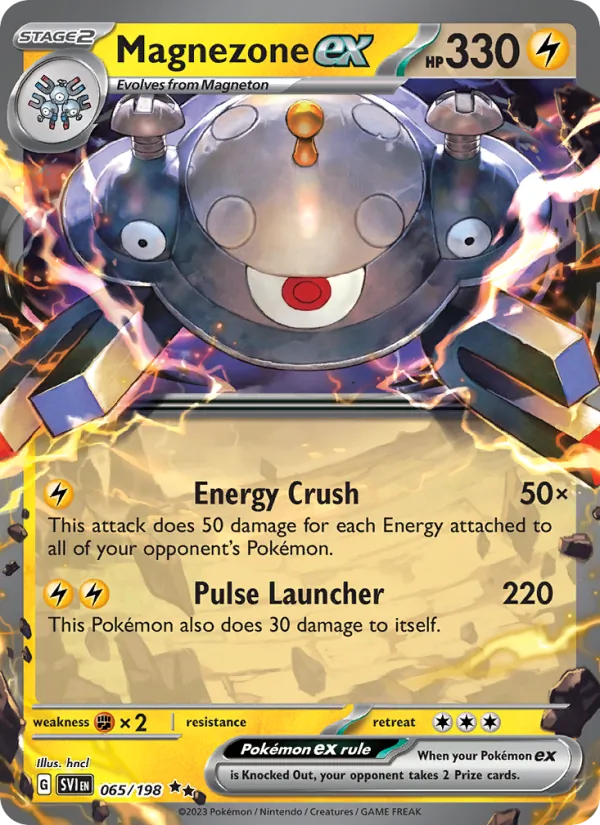 Magnezone ex #065 – Scarlet & Violet card