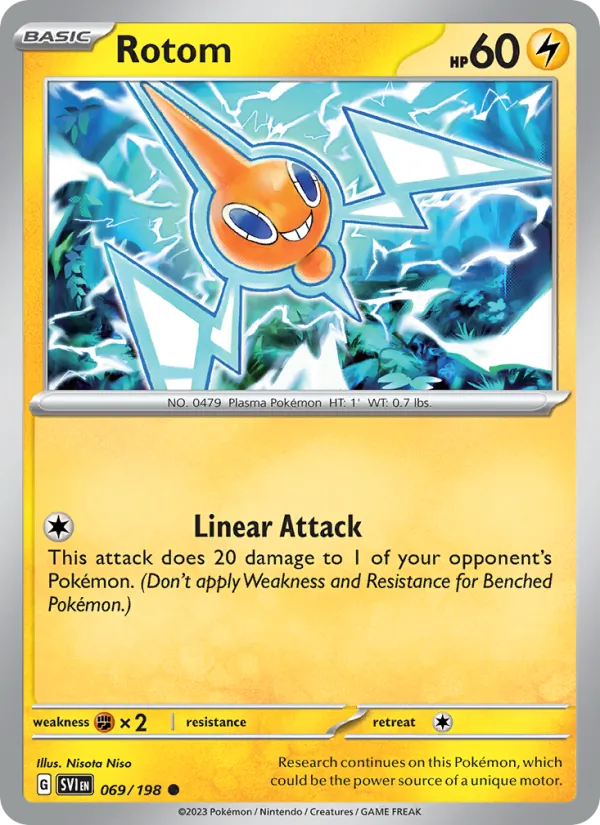Rotom #069 – Scarlet & Violet card