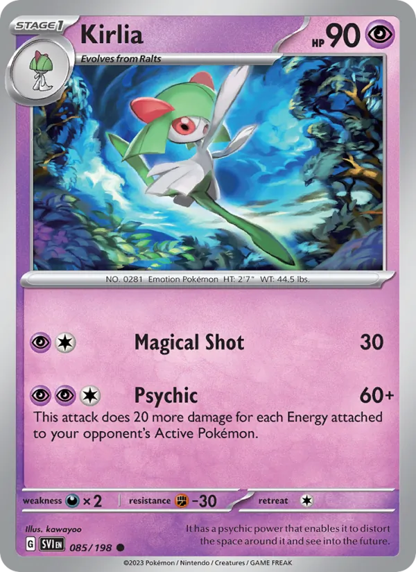 Kirlia #085 – Scarlet & Violet card