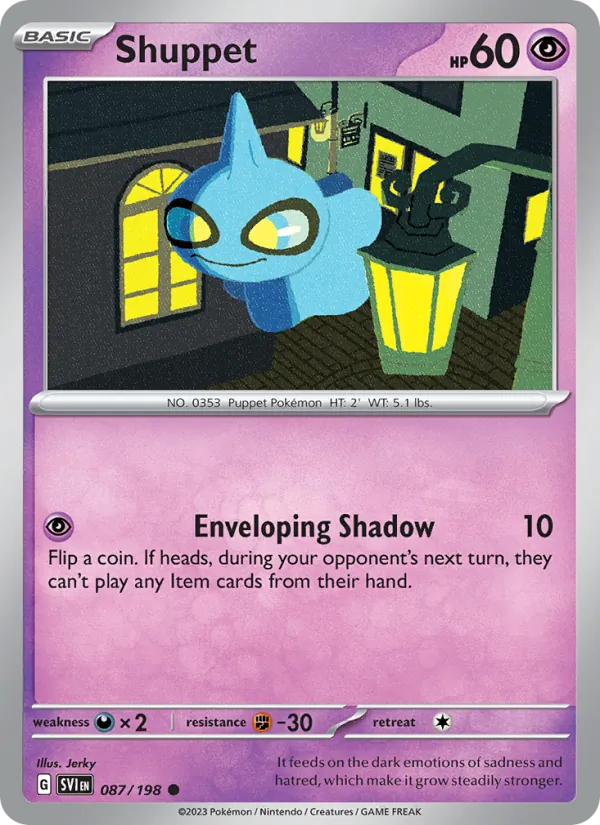 Shuppet #087 – Scarlet & Violet card