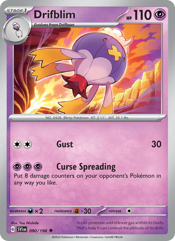 Drifblim #090 – Scarlet & Violet card