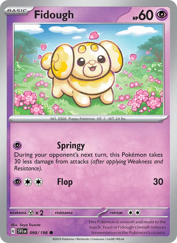 Fidough #098 – Scarlet & Violet card
