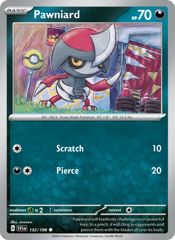 Pawniard #132 – Scarlet & Violet card