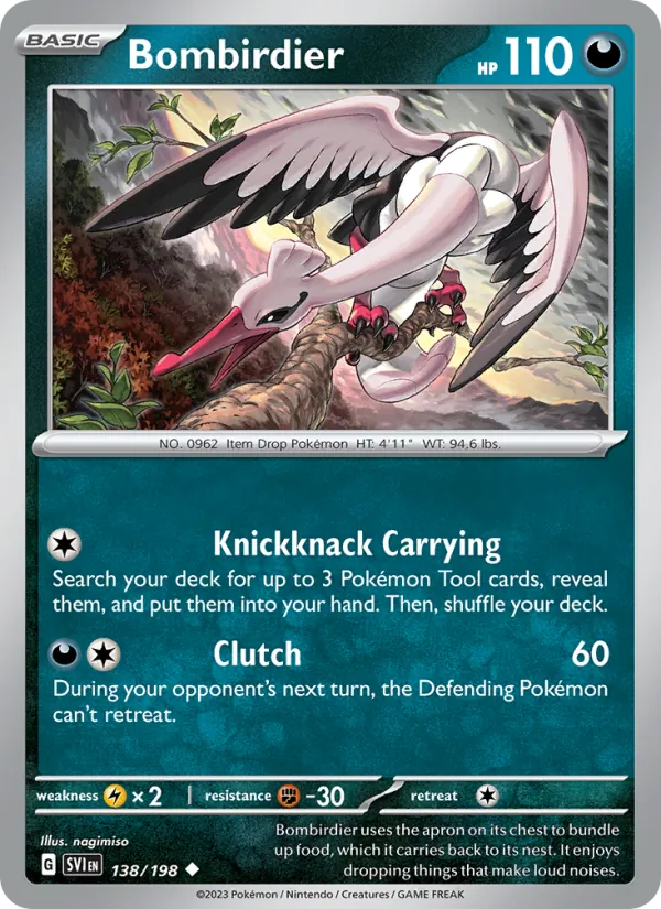 Bombirdier #138 – Scarlet & Violet card