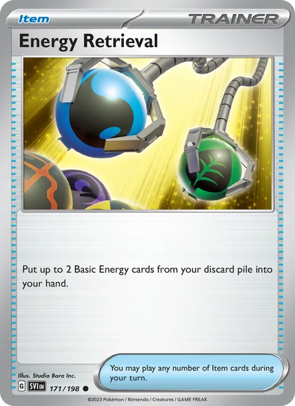 Energy Retrieval #171 – Scarlet & Violet card