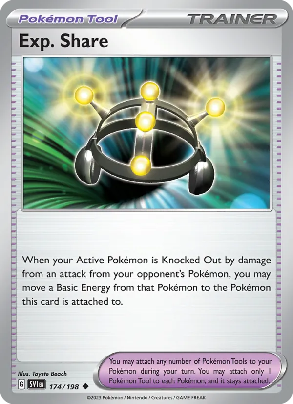 Exp. Share #174 – Scarlet & Violet card
