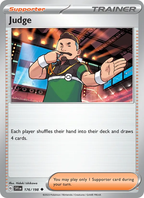 Judge #176 – Scarlet & Violet card