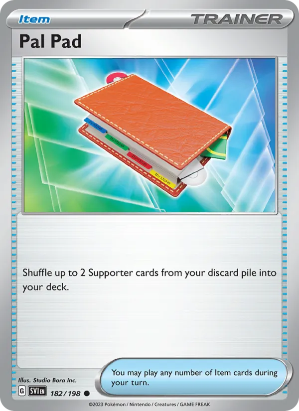 Pal Pad #182 – Scarlet & Violet card