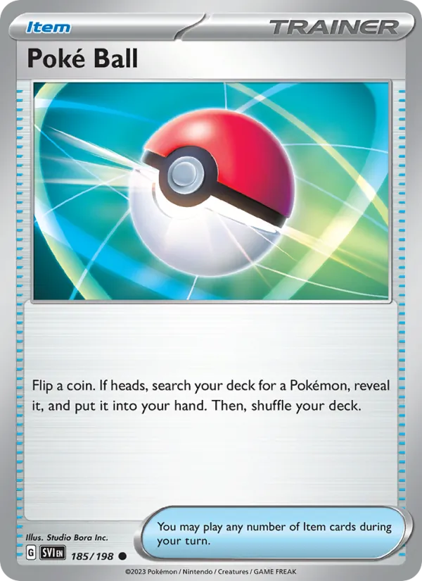 Poké Ball #185 – Scarlet & Violet card