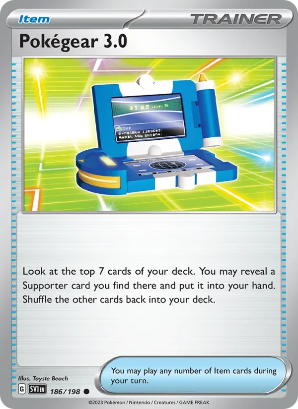 Pokégear 3.0 #186 – Scarlet & Violet card