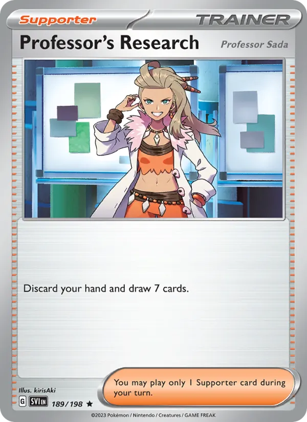 Professor's Research #189 – Scarlet & Violet card