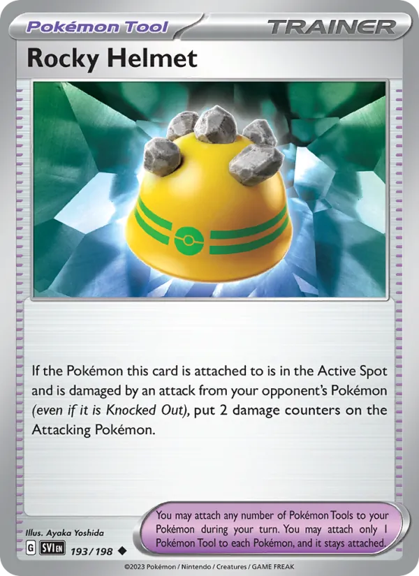 Rocky Helmet #193 – Scarlet & Violet card