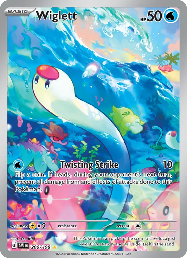Wiglett #206 – Scarlet & Violet card