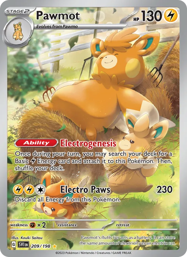 Pawmot #209 – Scarlet & Violet card