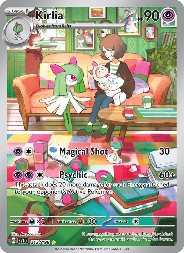 Kirlia #212 – Scarlet & Violet card
