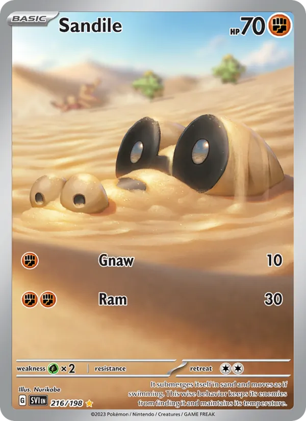 Sandile #216 – Scarlet & Violet card