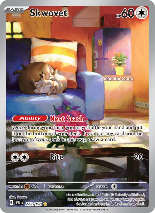 Skwovet #222 – Scarlet & Violet card